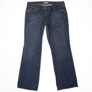 Levis Jeans 545 Low Boot Cut Size 14 Womens Cotton Blue Measures 33 x 30.5